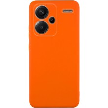 Силиконовый чехол Candy Full Camera для Xiaomi Redmi Note 13 Pro+ – Оранжевый