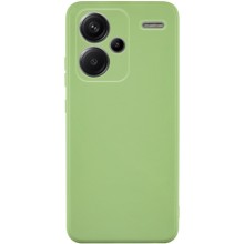 Силиконовый чехол Candy Full Camera для Xiaomi Redmi Note 13 Pro+ – Фисташковый