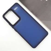 Чехол TPU+PC Lyon Frosted для Xiaomi Redmi Note 13 Pro+ – Navy Blue