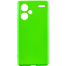 Чехол Silicone Cover Lakshmi Full Camera (A) для Xiaomi Redmi Note 13 Pro+ (Салатовый)