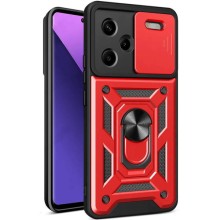 Ударостійкий чохол Camshield Serge Ring для Xiaomi Redmi Note 13 Pro+ – Червоний