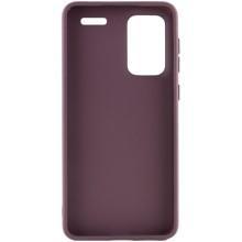 TPU чехол Bonbon Metal Style для Xiaomi Redmi Note 13 Pro+ – Бордовый