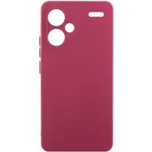 Чехол Silicone Cover Lakshmi Full Camera (A) для Xiaomi Redmi Note 13 Pro+ (Бордовый)