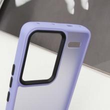 Чехол TPU+PC Lyon Frosted для Xiaomi Redmi Note 13 Pro+ – Фиолетовый
