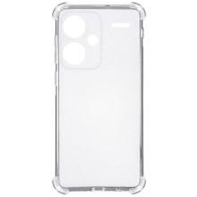 TPU чехол GETMAN Ease logo усиленные углы Full Camera для Xiaomi Redmi Note 13 Pro+ – Прозрачный