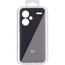 Чехол Silicone Cover Lakshmi Full Camera (AA) with logo для Xiaomi Redmi Note 13 Pro+ – Черный