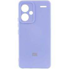 Чехол Silicone Cover Lakshmi Full Camera (AA) with logo для Xiaomi Redmi Note 13 Pro+ – Сиреневый