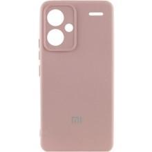 Чехол Silicone Cover Lakshmi Full Camera (AA) with logo для Xiaomi Redmi Note 13 Pro+ – Розовый
