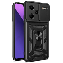 Чехол Ummi Camshield Serge Ring для Xiaomi Redmi Note 13 Pro+ – Черный