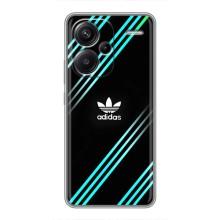 Чехлы Адидас для Xiaomi Redmi Note 13 Pro Plus (AlphaPrint) (Адидас с полосами)