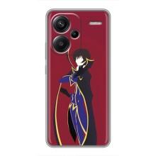 Чехлы Персонажи Аниме Наруто для Xiaomi Redmi Note 13 Pro Plus (AlphaPrint) – Лелуш Ламперуж