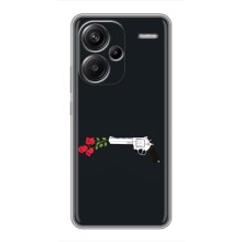 Чехлы (ART) Цветы на Xiaomi Redmi Note 13 Pro Plus (VPrint) (Неожиданные цветы)