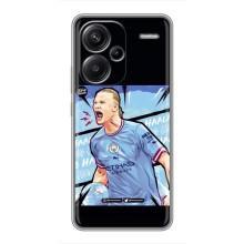 Чехлы с футболистом Ерлинг Холанд для Xiaomi Redmi Note 13 Pro Plus (AlphaPrint) (гол Эрлинг Холланд)