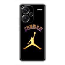 Чехлы для Xiaomi Redmi Note 13 Pro Plus - с картинкой JORDAN (AlphaPrint) (Jordan Gold)