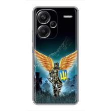 Чехлы с картинкой ЗСУ для Xiaomi Redmi Note 13 Pro Plus (AlphaPrint) – Солдат ЗСУ