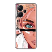 Чехол с печатью для Xiaomi Redmi Note 13 Pro Plus - (Мода) (AlphaPrint) – Макияж