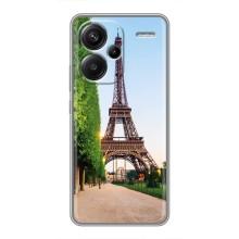 Чехол Эйфелева Башня для Xiaomi Redmi Note 13 Pro Plus - (AlphaPrint) (Дорога в Париж)