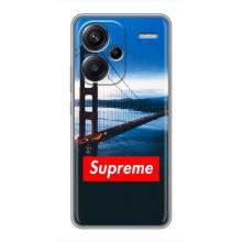 Чехол для Xiaomi Redmi Note 13 Pro Plus с картинкой Supreme (AlphaPrint) – Стиль Supreme