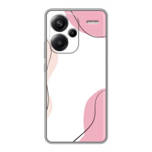 Чехол цветочный дизайн для Xiaomi Redmi Note 13 Pro Plus – Розовый фон