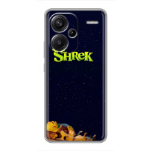 Чехол с мультфильмом Шрек на Xiaomi Redmi Note 13 Pro Plus – Шрек лого