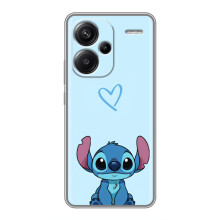 Чехол с рисунком Стич для Xiaomi Redmi Note 13 Pro Plus – Голубой Стич