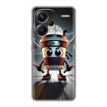 Чехол с мемом Тралалело тралала на Xiaomi Redmi Note 13 Pro Plus (Капучино асасино)