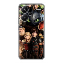 Чехол как приручить дракона на Xiaomi Redmi Note 13 Pro Plus – Персонажи дракона