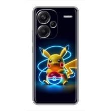 Чехол с Пикачу на Xiaomi Redmi Note 13 Pro Plus (Покемон)