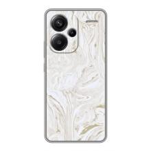Мраморный чехол на Xiaomi Redmi Note 13 Pro Plus (VPrint) (Белый мрамор)
