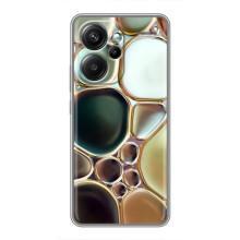 Мраморный чехол на Xiaomi Redmi Note 13 Pro Plus (VPrint) (Радужный Мрамор)
