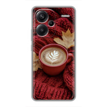 Чохол з унікальним дизайном 'Осінь з кавою' для Xiaomi Redmi Note 13 Pro Plus – Кава на ковдрі