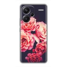 Чехлы с тематикой "ЦВЕТЫ" на Xiaomi Redmi Note 13 Pro Plus (Бутоны)