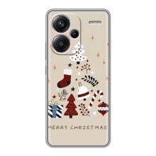 Рождественские Чехлы для Xiaomi Redmi Note 13 Pro Plus (VPrint) (Merry Christmas)