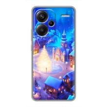 Рождественские Чехлы для Xiaomi Redmi Note 13 Pro Plus (VPrint) (Рождественский город)