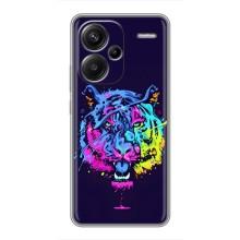 Силіконовий бампер з картинкою звірів для Xiaomi Redmi Note 13 Pro Plus (Тигр-Арт)