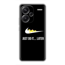 Силиконовый Чехол на Xiaomi Redmi Note 13 Pro Plus с картинкой Nike (Later)