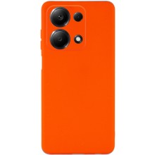 Силіконовий чохол Candy Full Camera для Xiaomi Redmi Note 13 Pro 4G / Poco M6 Pro 4G (Помаранчевий)