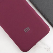 Чехол Silicone Cover Lakshmi Full Camera (AAA) with Logo для Xiaomi Redmi Note 13 Pro 4G – Бордовый