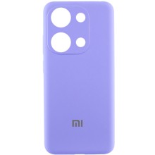 Чехол Silicone Cover Lakshmi Full Camera (AAA) with Logo для Xiaomi Redmi Note 13 Pro 4G – Сиреневый