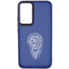 Накладка Oprint Скандинавия White для Xiaomi Redmi Note 13 Pro 4G / Poco M6 Pro 4G – Navy Blue