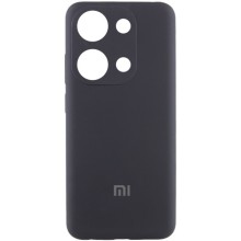 Чехол Silicone Cover Lakshmi Full Camera (AAA) with Logo для Xiaomi Redmi Note 13 Pro 4G – Черный