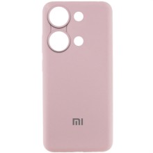 Чехол Silicone Cover Lakshmi Full Camera (AAA) with Logo для Xiaomi Redmi Note 13 Pro 4G (Розовый)