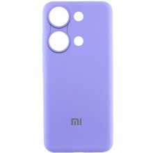 Чехол Silicone Cover Lakshmi Full Camera (AAA) with Logo для Xiaomi Redmi Note 13 Pro 4G (Сиреневый)