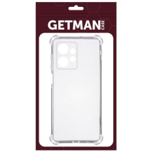 TPU чехол GETMAN Ease logo усиленные углы Full Camera для Xiaomi Redmi Note 13 Pro 4G/Poco M6 Pro 4G – Бесцветный (прозрачный)