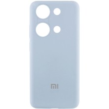 Чехол Silicone Cover Lakshmi Full Camera (AAA) with Logo для Xiaomi Redmi Note 13 Pro 4G (Голубой)