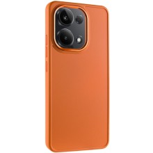 TPU чохол Bonbon Metal Style для Xiaomi Redmi Note 13 Pro 4G / Poco M6 Pro 4G – Помаранчевий