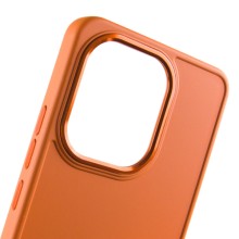 TPU чохол Bonbon Metal Style для Xiaomi Redmi Note 13 Pro 4G / Poco M6 Pro 4G – Помаранчевий