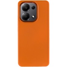 TPU чехол Bonbon Metal Style для Xiaomi Redmi Note 13 Pro 4G / Poco M6 Pro 4G – Оранжевый