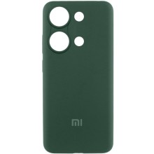 Чохол Silicone Cover Lakshmi Full Camera (AAA) with Logo для Xiaomi Redmi Note 13 Pro 4G – Зелений