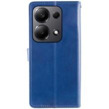 Кожаный чехол-книжка GETMAN Gallant (PU) для Xiaomi Redmi Note 13 Pro 4G / Poco M6 Pro 4G – Синий